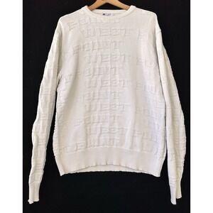 VTG Mailman West Point Sweater Men's Large White Logo Retro